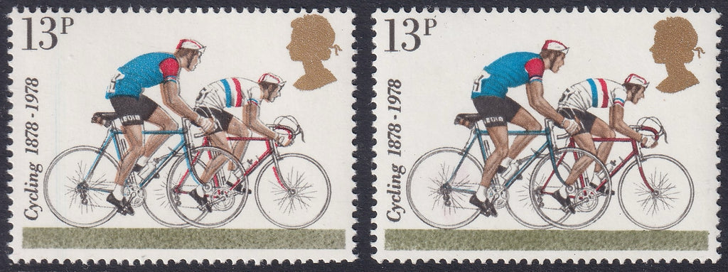 Great Britain 1979 13p Unmounted Mint Stamp Multiple Colour Shift Variety