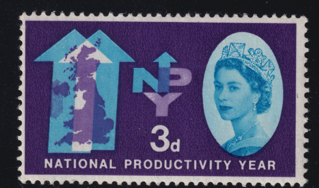 Great Britain 1962 3d Unmounted Mint Stamp with Light Print Eire Variety