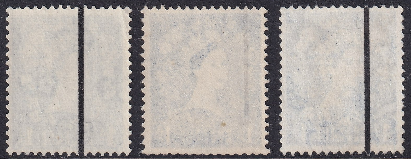 Great Britain 1958 1d Unmounted Mint Graphite Line Faint Under Gum Stamp Variety