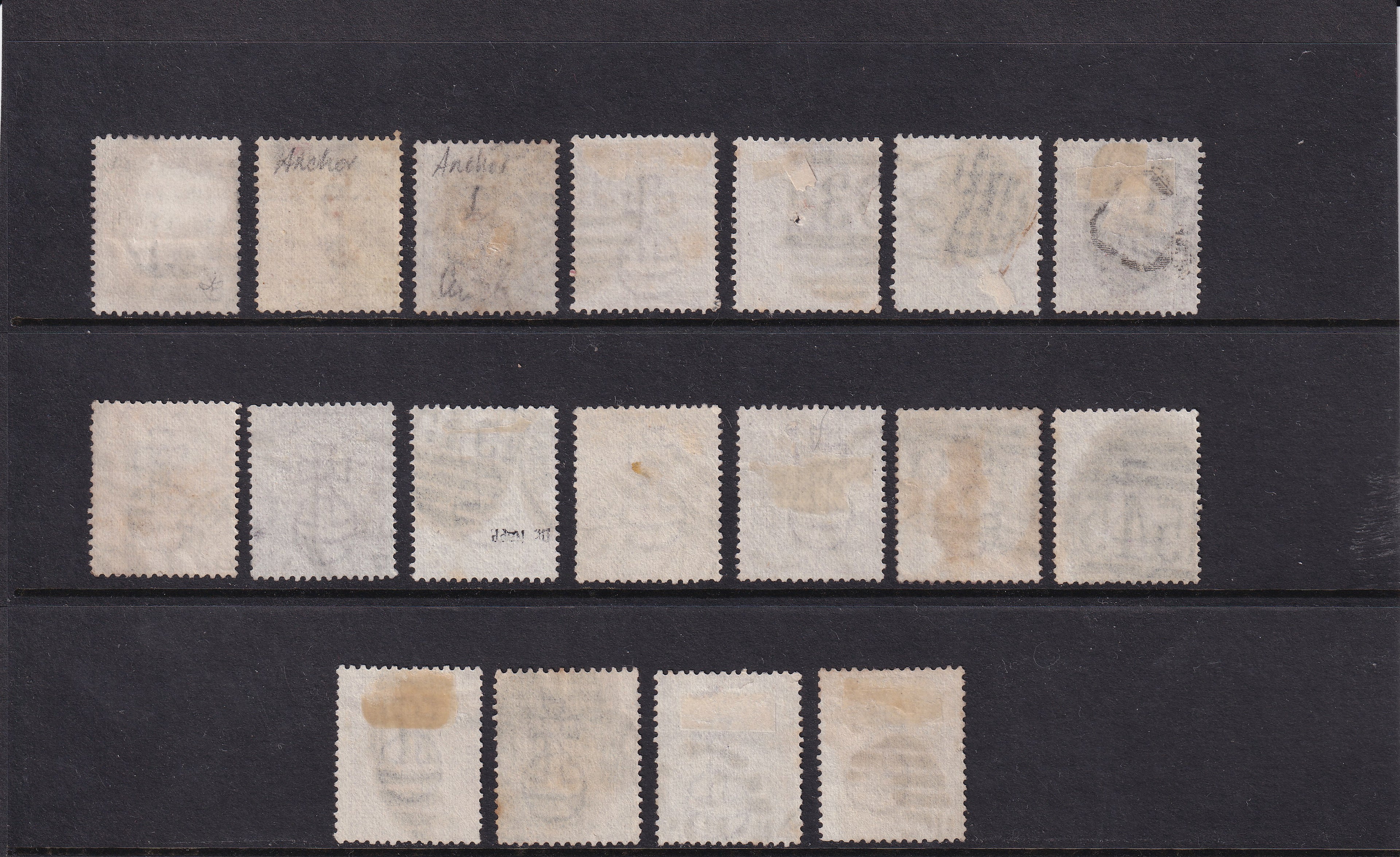 Great Britain 1875-80 2.5d Rosy Mauve Stamps Used Set of 18