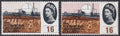 Great Britain 1964 1s6d Stamp with Faint Pink Print Variety SG654