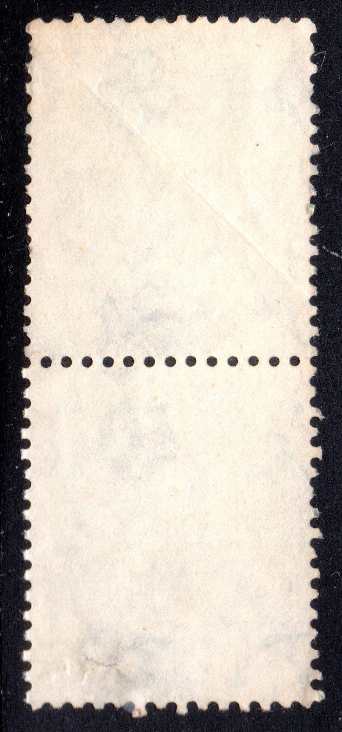 1862 1s Green Vertical Pair Lettered SA and TA Lightly Used
