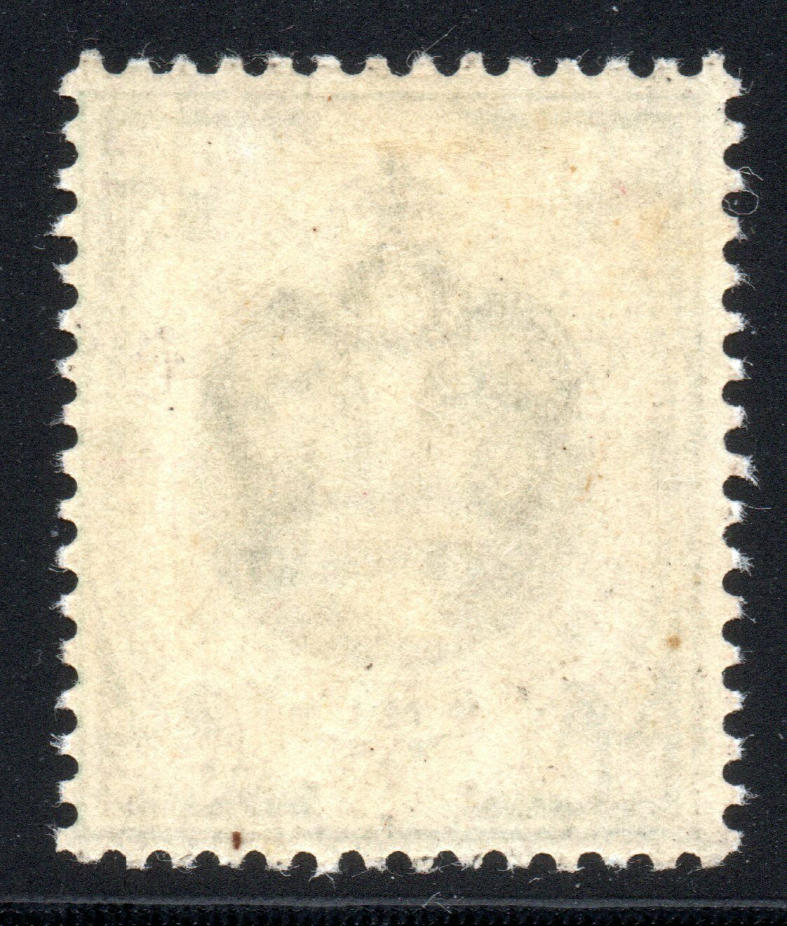 1887 1s Green Mint Unlisted Variety Double Frame Line at Left
