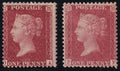 1857 1d Mounted Mint Star Shades