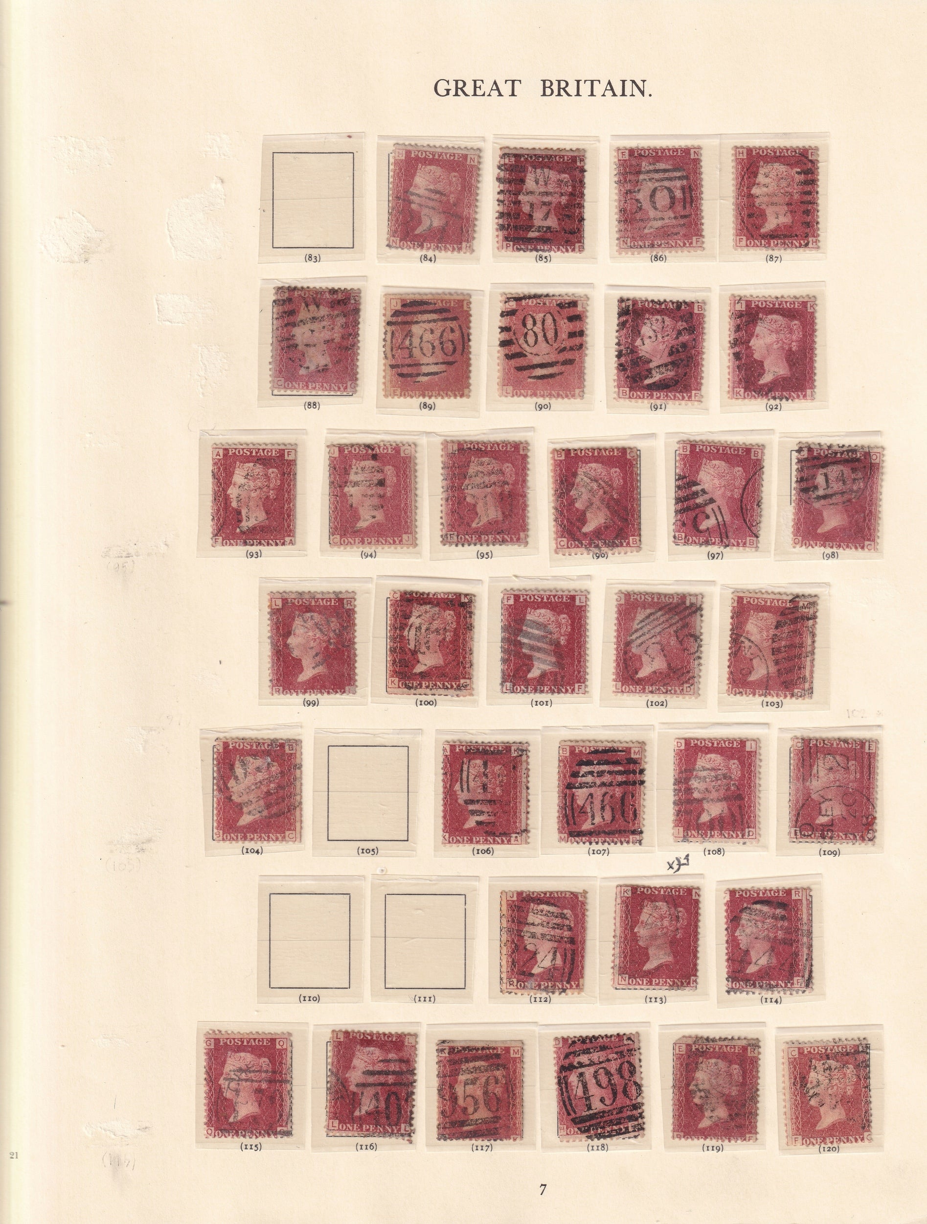 1841 - 1870 Queen Victoria Collection on Original Windsor Leaves SG 8 - 56