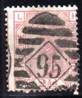 GB 1875 2½d Rosy Mauve Plate 2 LH-FL for LH-HL Error Used SG140