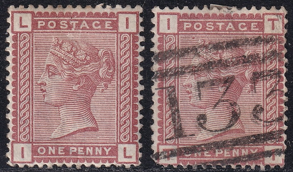 1880 1d Venetian Red Mounted Mint with Printing Flaw