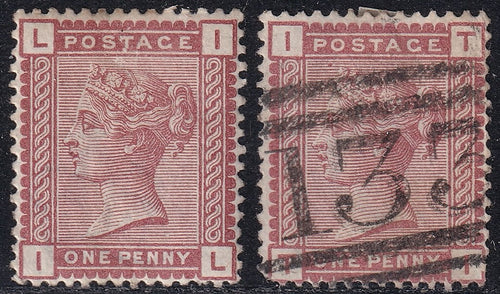 1880 1d Venetian Red Mounted Mint with Printing Flaw