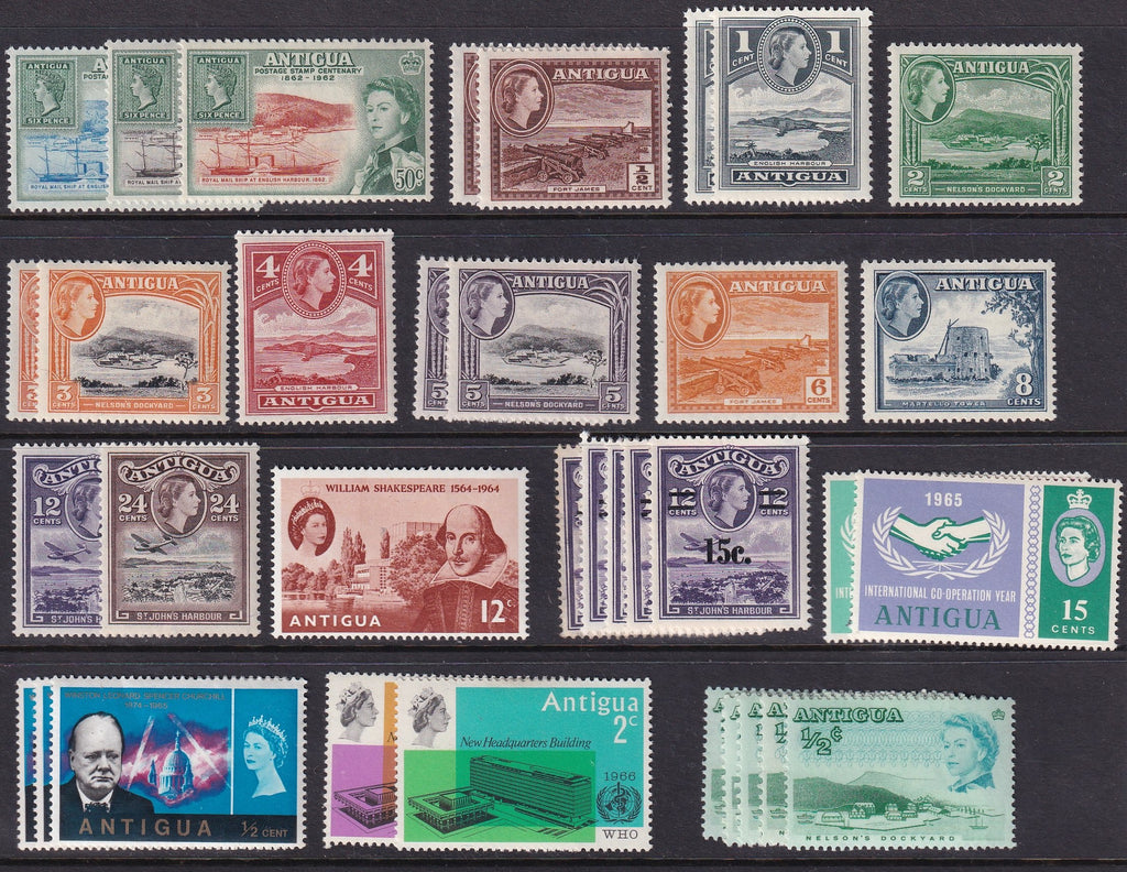 Antigua 1882 Onwards Unmounted Mint and Mounted Mint Collection to $5
