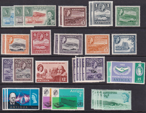 Antigua 1882 Onwards Unmounted Mint and Mounted Mint Collection to $5