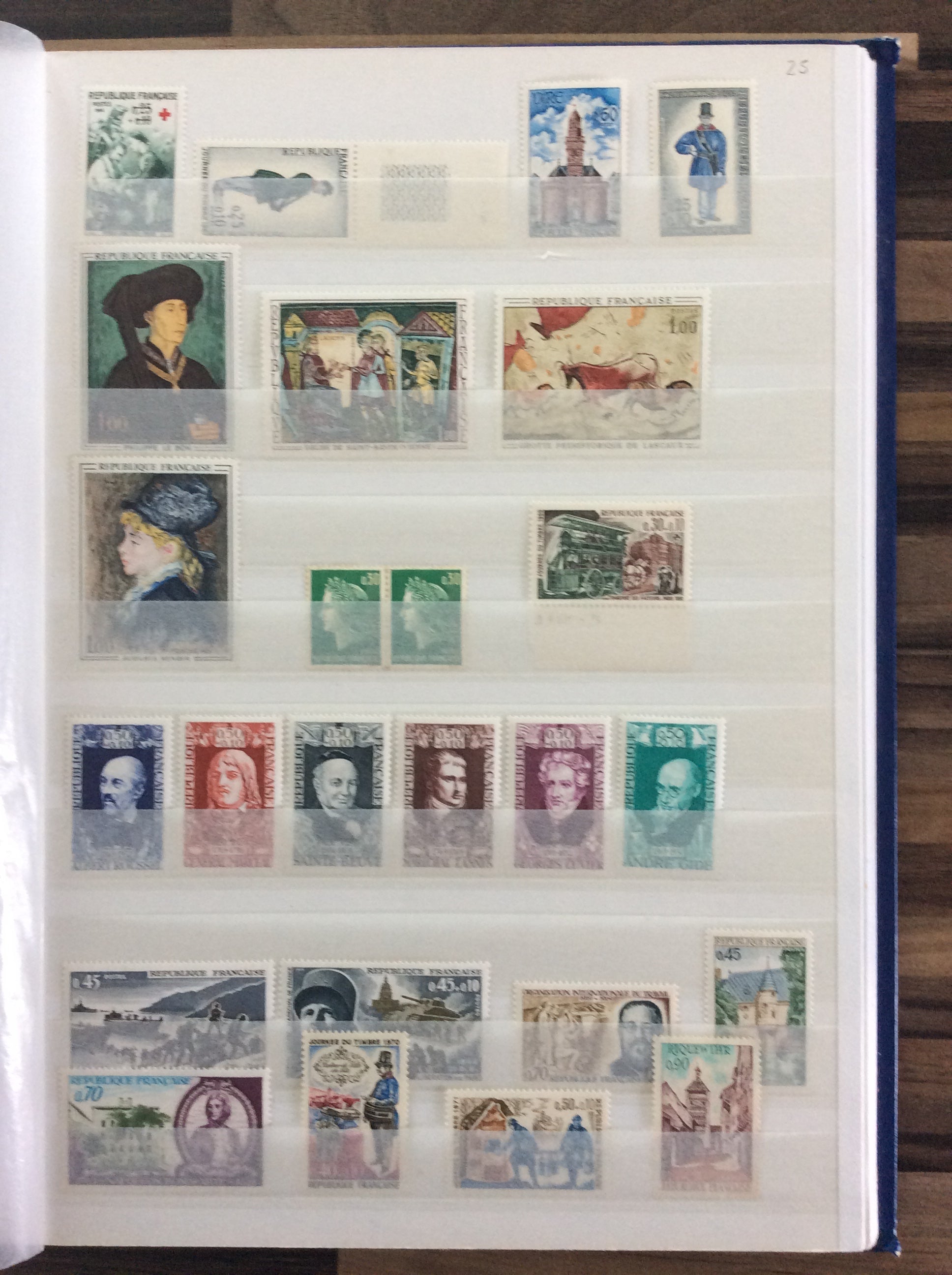 France Stamps Collection 2200+ Unmounted Mint 1903 -1960s Including Sets 2.1kg