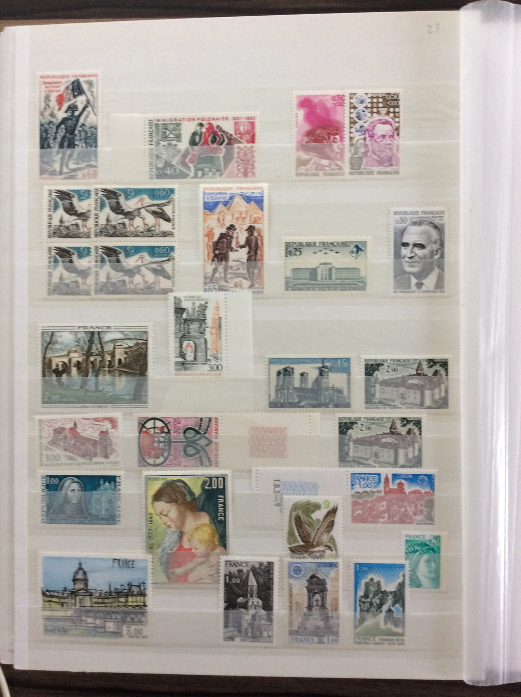 France Stamps Collection 2200+ Unmounted Mint 1903 -1960s Including Sets 2.1kg
