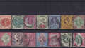 Great Britain 1887-1900 Victorian Jubilee Set of 14 VFU – SG 197/214