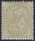 GB 1877 4d Sage-green Pl. 15 Scarce Inverted Watermark Lightly Mounted Mint SG 153Wi