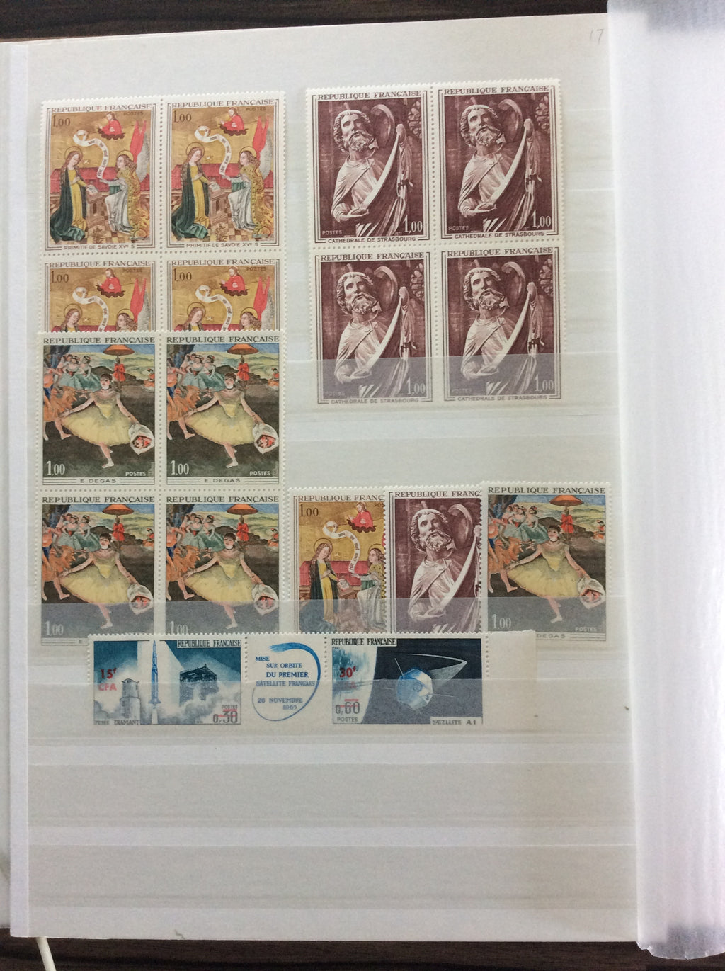 France Stamps Collection 2200+ Unmounted Mint 1903 -1960s Including Sets 2.1kg